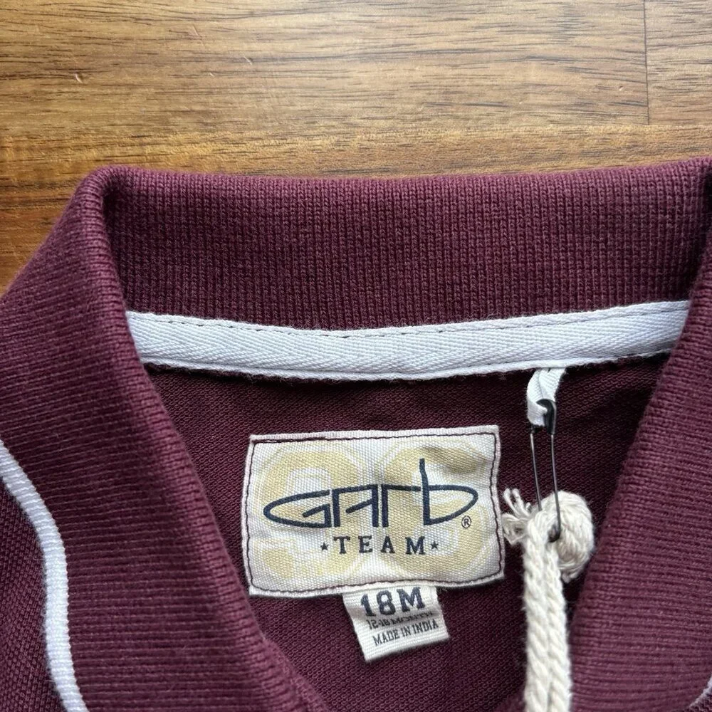 Mississippi State University MSU Football Polo Bodysuit‎ Baby Size 18 Month NWT